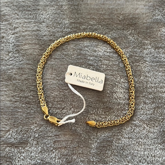Miabella Gold Byzantine Bracelet - Picture 1 of 5